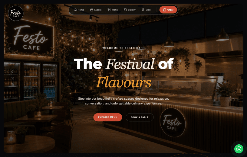 Festo Café — website built by Kcodex Solutions