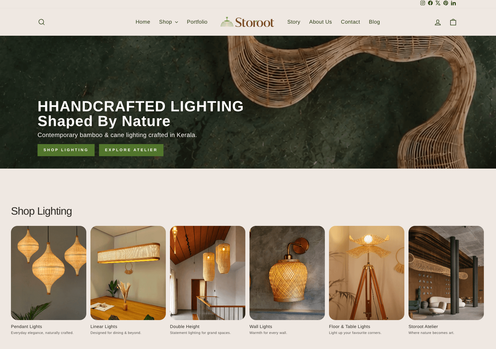 Storoot website preview